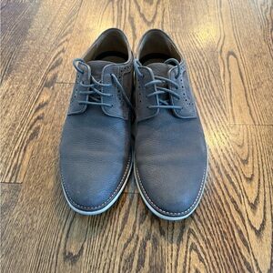 Johnston & Murphy Gray Leather Oxfords